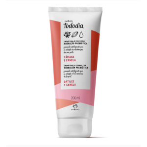 Creme Desodorante Nutritivo Para o Corpo Tâmara e Canela Tododia - 200ml