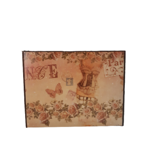 Baú Mdf Pequeno Borboleta