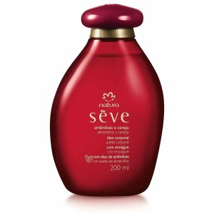 ÓLEO CORPORAL NATURA SEVE AMÊNDOAS E CEREJA 200ML