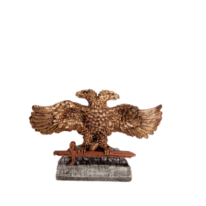 Águia De Duas Cabeças Dourada