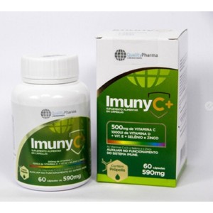 Imuny C Suplemento C/ 60 Capsulas Aumenta Imunidade