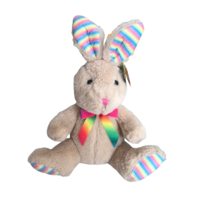 Coelho de Pelúcia 24 cm Arco-Íris