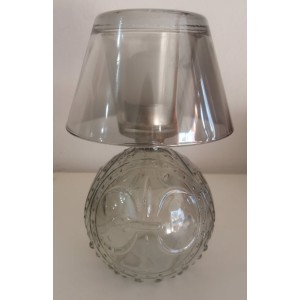 ABAJUR CASTIÇAL DE VIDRO