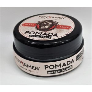 POMADA MATTE BLACK BARBA E CABELO PEPPERMEN 150G