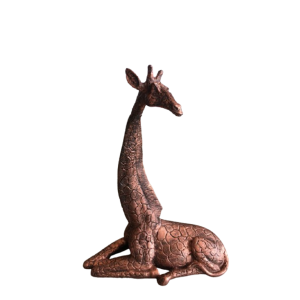 Girafa de Resina Decorativa