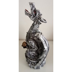 INCENSÁRIO DRAGÃO COM BOLA RESINA