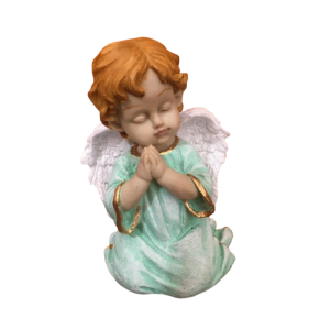 Anjo Menino Rezando de Resina