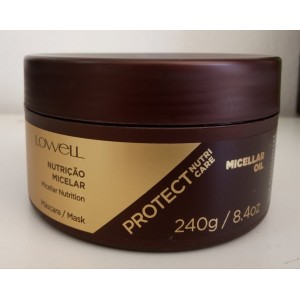 MÁSCARA PROTECT NUTRI CARE MICELLAR OIL LOWELL 240G