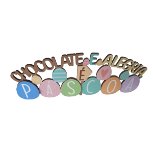 Plaquinha Páscoa Decorativa