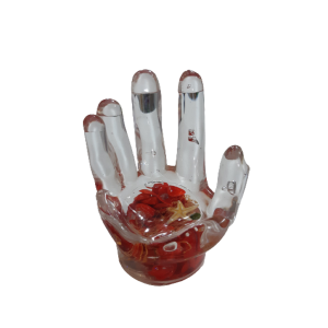 ENFEITE MÃO DE ACRÍLICO