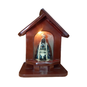 CAPELA NOSSA SENHORA APARECIDA MADEIRA COM LUZ