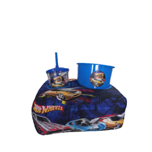 Almofada Porta Pipoca Hot Wheels